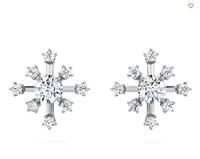 Orecchini Swarovski Donna in Oro bianco Diamante Lab Grown 0.5 Ct 5688876 - 5688876